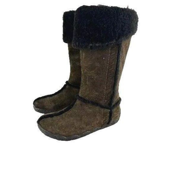 Patagonia Women's Scamperdown Winter Boot US 7.5 Alpaca Brown High Sherpa Lined - Picture 1 of 14